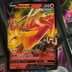 Blaziken V ! Ultra Rare ! from Chilling Reign Set ! 2021 ! Pokemon Card !