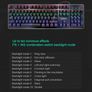 New IMICE MK-X80 USB Wired Luminous Lit Mechanical Gaming Keyboard Black Image 6