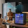 12 Bottle Wine Cooler, 36 Litre Capacity, 4-16C Under Counter Drinks Beer Wine Fridge with Glass Door, LED Light Image 6