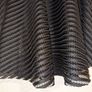 Black mesh skater midi skirt from New Look. Size 12. Image 4