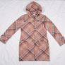 Kew 159 Vintage Orange Beige Plaid Toggle Duffle Coat 12UK/40EU Image 9