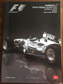 2006 Italian Formula 1 Grand Prix Race Programme