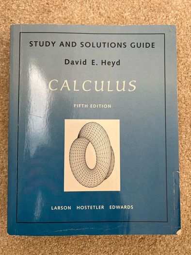 Calculus textbook plus calculus study guide