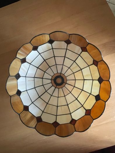 Beautiful Real Leaded Ceiling Shade