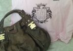 Juicy couture large brown leather bag