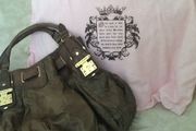 Juicy couture large brown leather bag