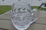 Large Heavy Galway Crystal Tankard