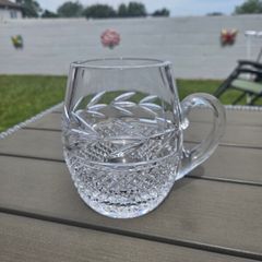 Large Heavy Galway Crystal Tankard