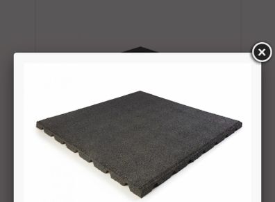 Black rubber garden tiles -Play area or balcony patio etc