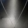 Vintage Hallmarked Silver Filigree Heart Necklace Image 8