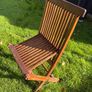 Wooden folding garden chairs Image 2