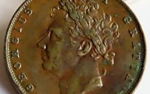 1830 FARTHING George IV English Copper