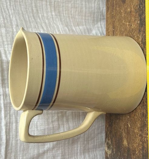 Early Carrigware /Carrigaline Pottery Banded Jug