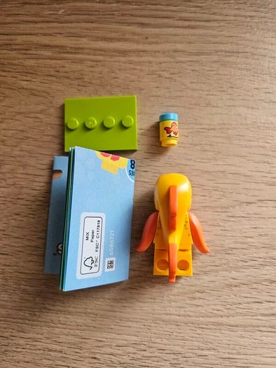 lego goldfish costume fan, collectible series 28