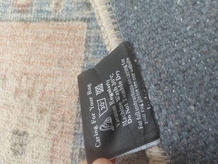 Soft Washable Multicolour Vintage Rug - Amelia. 160cm x 230cm,