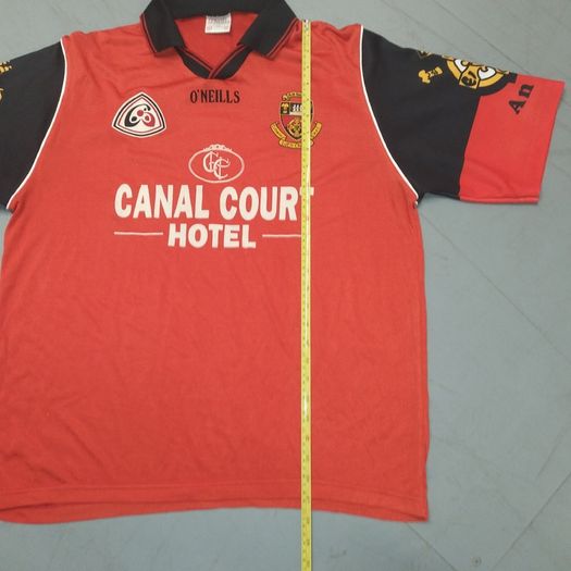 Down (XL) 1998 GAA Jersey O'Neills Shirt Gaelic Football Hurling Camogie Ulster An Dun Vintage Retro Red  Extra Large