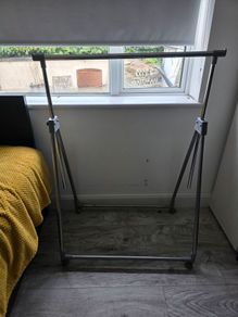 Clothing Rail on Wheels X2