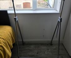 Clothing Rail on Wheels X2