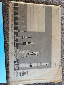 vintage nasa unused postcards from 1967 approx