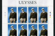 2004 Ireland James Joyce Centenary of Leopold Bloom's Adventure Ulysses Commemorative Stamps Sheetlet Plate 1B1B1B1B Mint Never Hinged (MNH)
