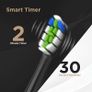 Whitening Electric Toothbrush Rechargeable USB ADA Accepted Waterproof IPX7 Clean 4 Heads and 1 Travel Case Image 7