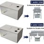 Stainless Steel Grease Separator Commercial Grease Trap, Kitchen Drain Grease Separator for Hotels, Cafes and Canteens, Waste Water Oil Separator Image 5