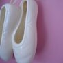Large ballet shoe ornament, Ceramic ballet shoes, Point shoe ornament,Home decor Image 7