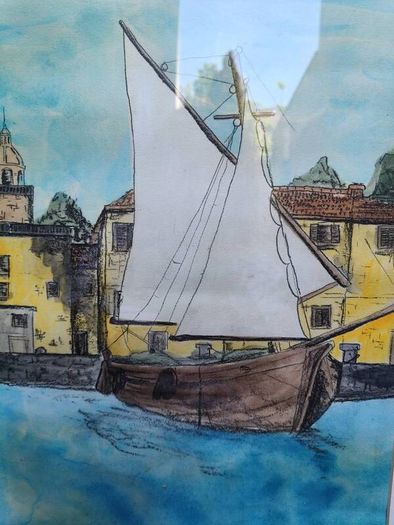 2 x Coastal Watercolour Paintings