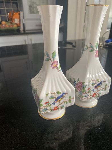 Aynsley vases  Pembroke