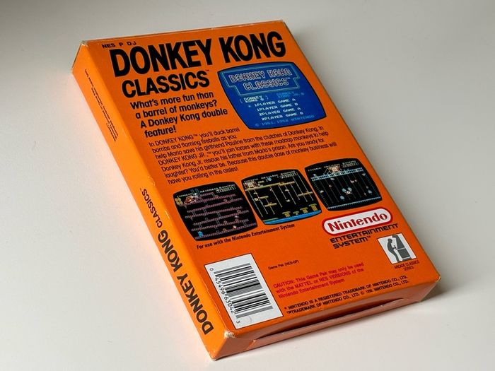 Donkey Kong Classics for Nintendo NES - Boxed