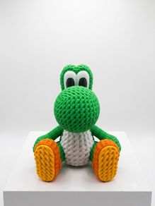 Yoshi  Crochet Texture Nintendo Gaming Decor