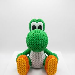 Yoshi  Crochet Texture Nintendo Gaming Decor