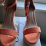 New Pair of Orange FINDLAY Wedges Image 2