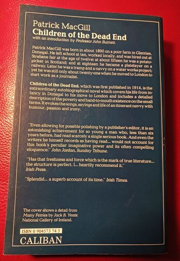 Patrick MacGill/ Children of The Dead End/ 1983/ Caliban Books