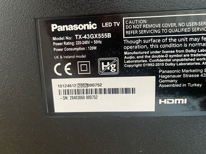 43" Ultra Hd 4k Led smart Tv