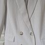 Pinstripe double breasted blazer Image 2