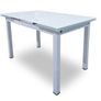 Extendable Glass Dining Table Set with 6 chairs Image 4