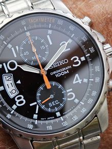Watch Seiko Chronograph.