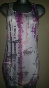 Brand new Promod long sleeveless top size S UK8/10 EUR36/38 Postage included
