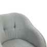 Home office chair, ergonomic desk chair with rocking function, teddy velvet look 56 x 61 x 86 cm Gray Image 5
