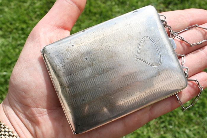 Antique sterling silver wallet