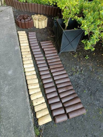 Logroll Edging Unused and Used