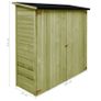 Garden Tool Shed Impregnated Pinewood 182x76x175 cm Image 7