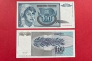 Yugoslavia  100  Dinara  1992  PICK 112 .( Uncirculated ) Pick  119a.