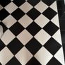 Black and off white (nacar) square tiles from 'Design Emporium' Image 2