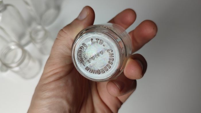 347 - Set of 6 Vintage Collectible Decorative Clear Glass Bottles and Jars