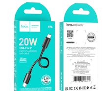 Hoco X96 Hyper PD Lightning to Type-C Charging Cable L=0.25M Black