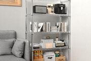 1250 lbs Steel Heavy Duty 5-Tier Utility Shelving Unit Steel Organizer Wire Rack for Home,Kitchen,Office,Chrome 35 x 60 x 158.7 cm