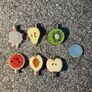 Colorful Fruit-Themed Hair Clips Set Image 3