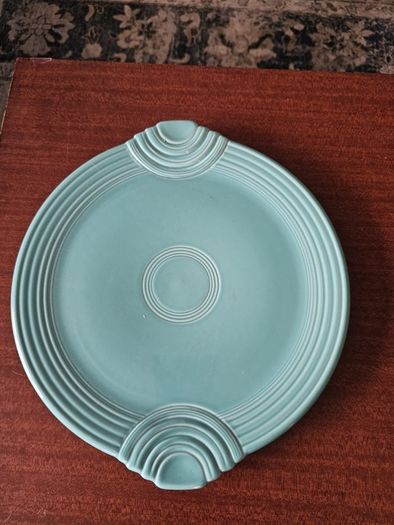 Art Deco Style Service Plates From Fiesta Range Ware Homer Laughlin China Co.